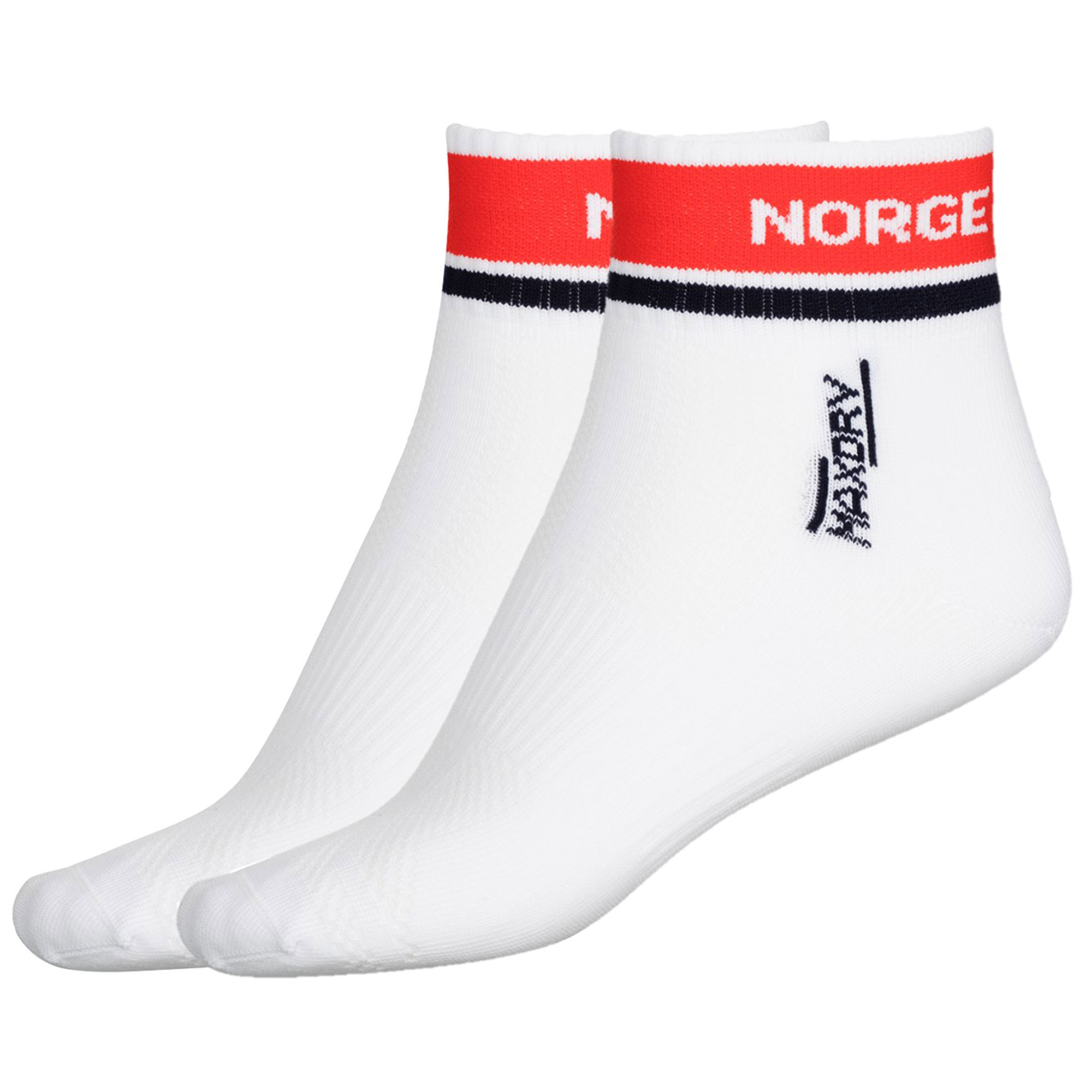 Urheilusukat 2-pack, Norway White, hi-res